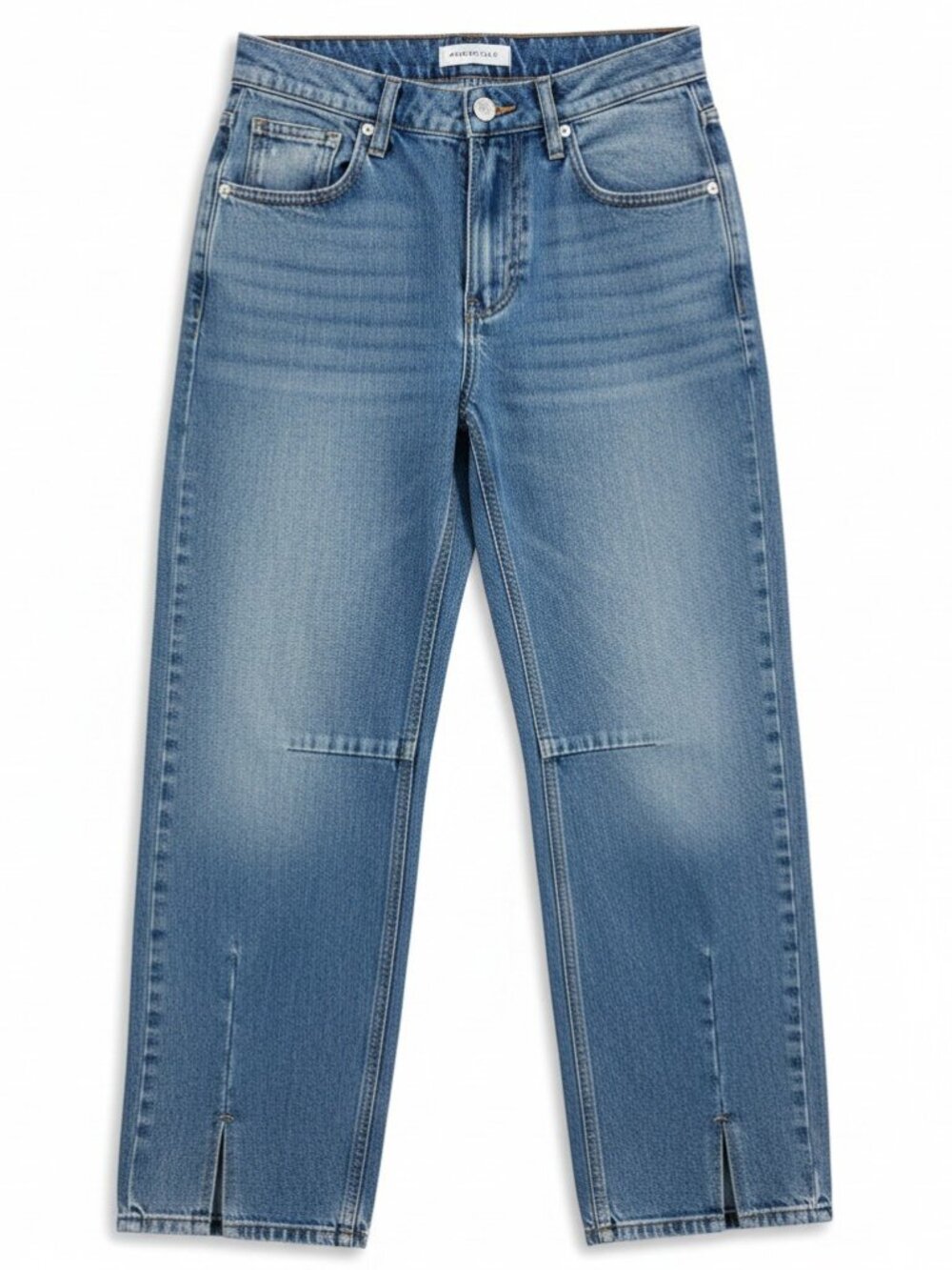 Aéropostale Baggy Barrel High Rise Jeans Medium Wash 90s Y2K sz 00 Short